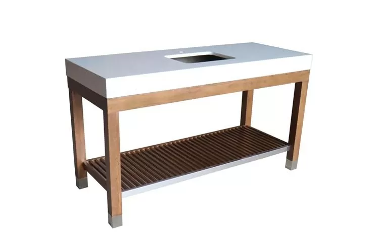 wooden vanity base