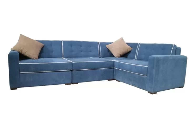 Fabric Upholstered 4 Seat Sofa